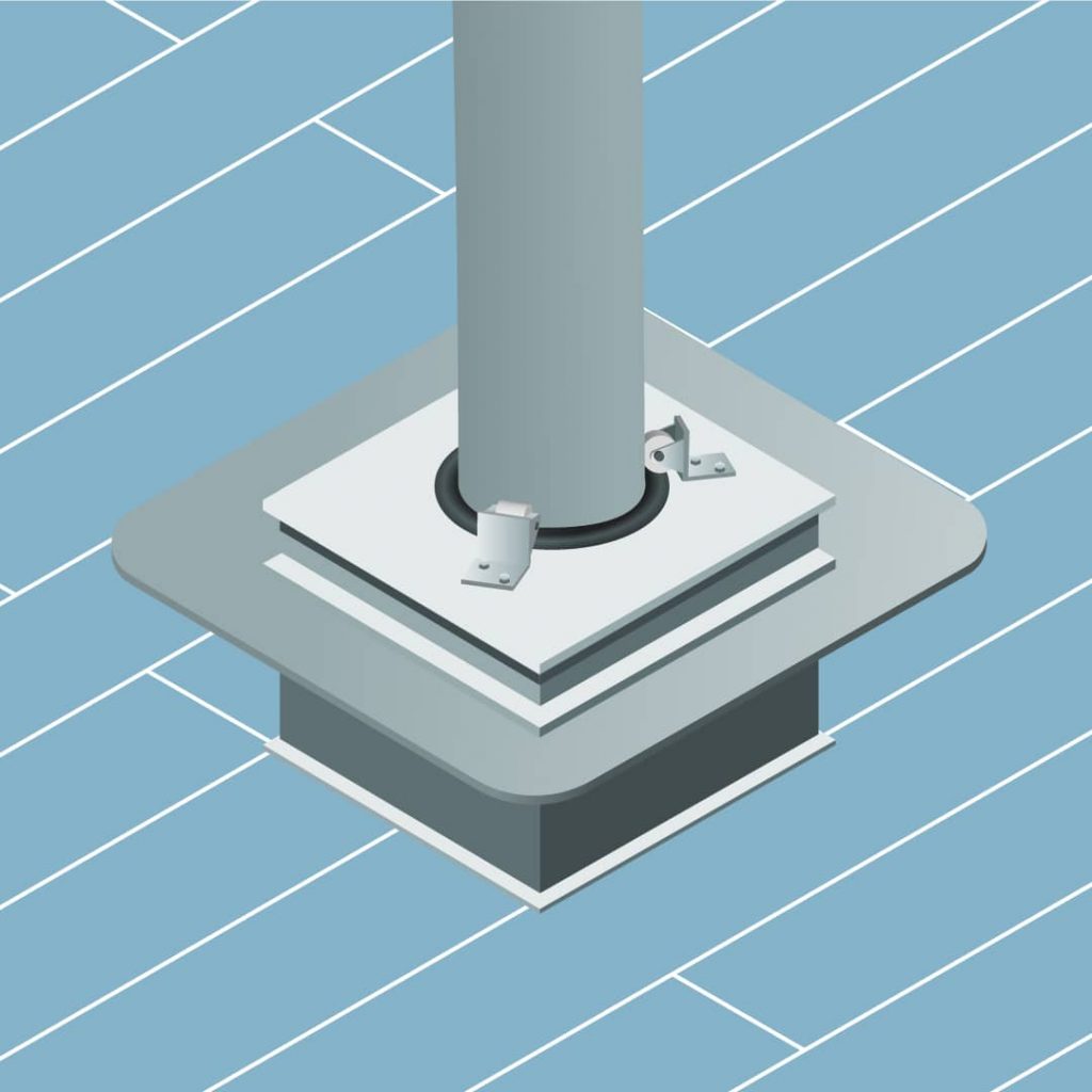 Diagram of the Double Seal, showing a dual-layer sealing mechanism that enhances your vapor containment between the internal floating roof and tank wall