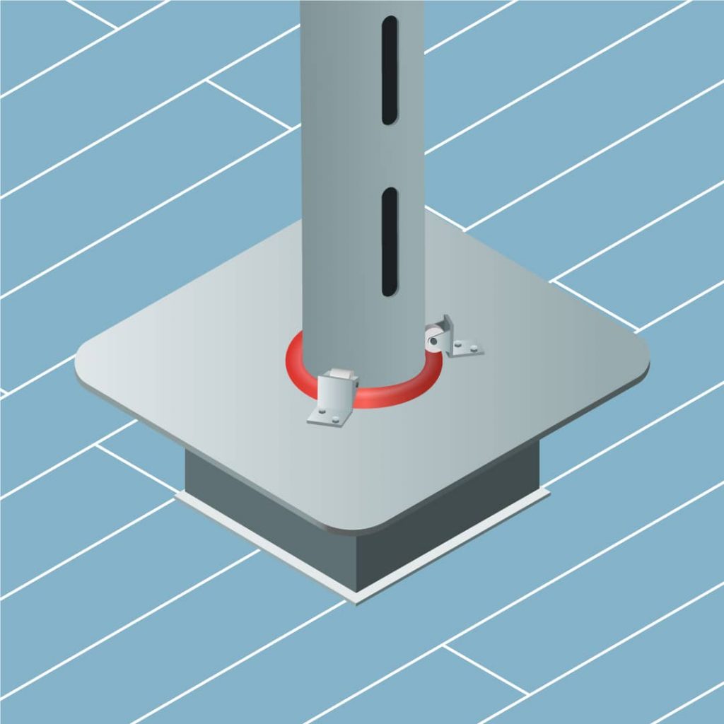 Diagram of the Single Seal, depicting a single-layer sealing mechanism between the internal floating roof and the tank wall to prevent vapor leakage.