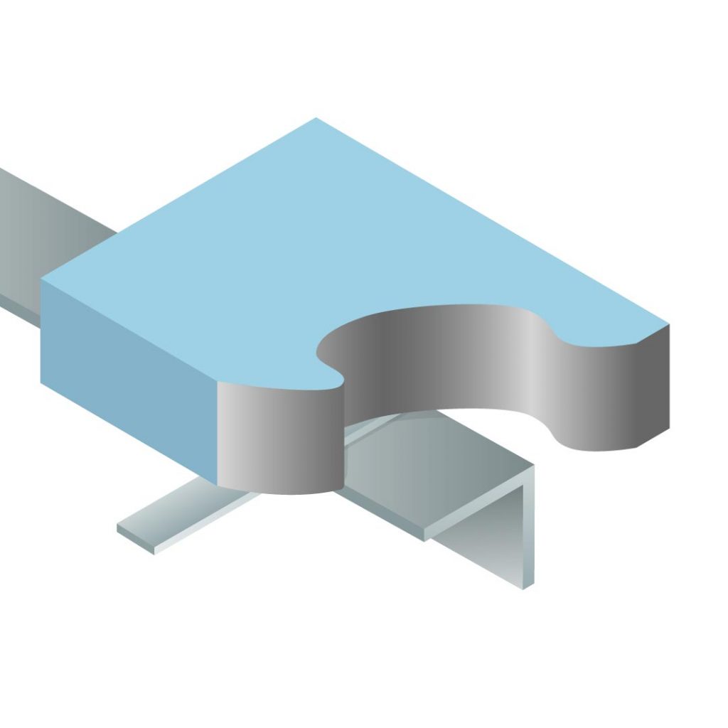 Diagram of the Support Grid of the SIFR System, illustrating the network of structural beams that reinforce and stabilize the floating roof