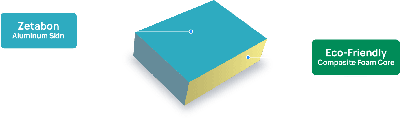 Image Depicting Sandborn's Standard Panel for Full Contact Floating Roofs, Showcasing its Modular Design and Buoyancy Features